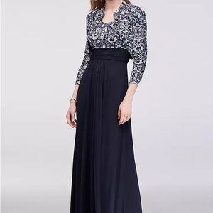 JESSICA HOWARD Navy and White Women's Dress (8)